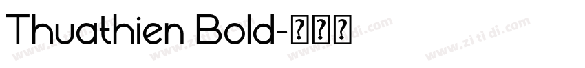 Thuathien Bold字体转换 Thuathien Bold字体转换